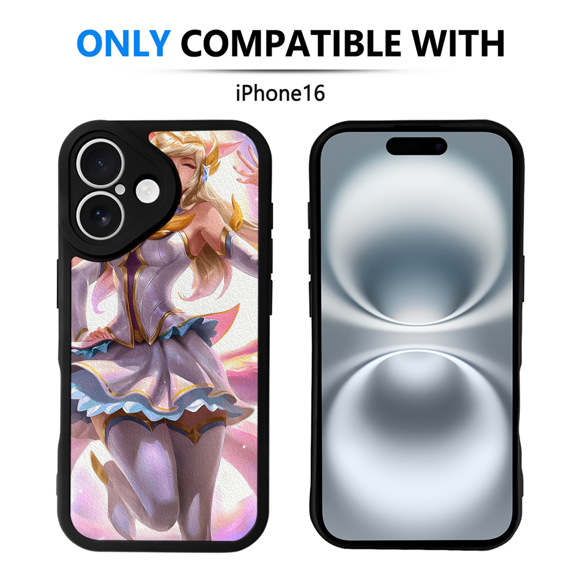 リーグ・オブ・レジェンド League of Legends LOL 【iPhone 16シリーズ対応】シリコンスマホケース（レザー調） 材質：シリコン